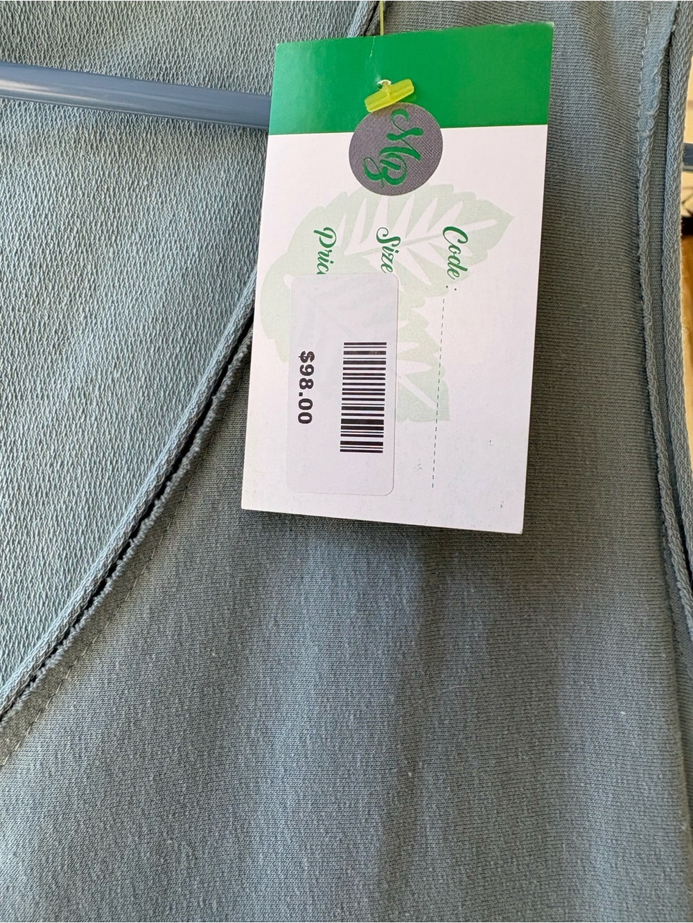 Women's Sage Green cotton summer dress
Size Large